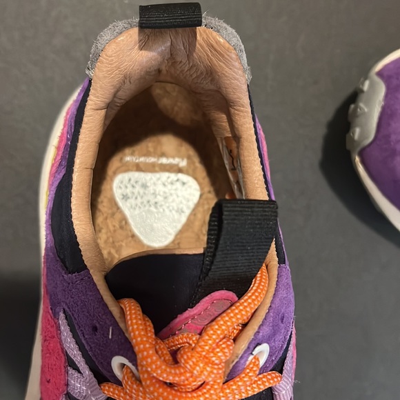 YAMANO 3 WOMAN - Suede and technical fabric sneakers Women’s Size 7 - Picture 6 of 8